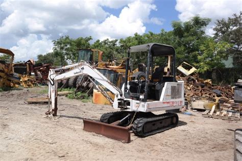 bobcat mini excavator salvage yards